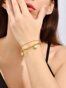 Pulseras De moda - Amarillo Oro - Ver 3
