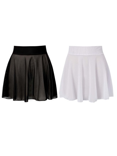 Swim Basics Summer Beach 2 Packs Ruffle Hem Cover Up