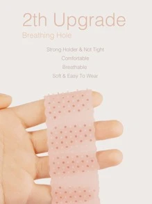 1pc Non-slip Wig Headband & 4pcs Wig Cap - Pink - View 3