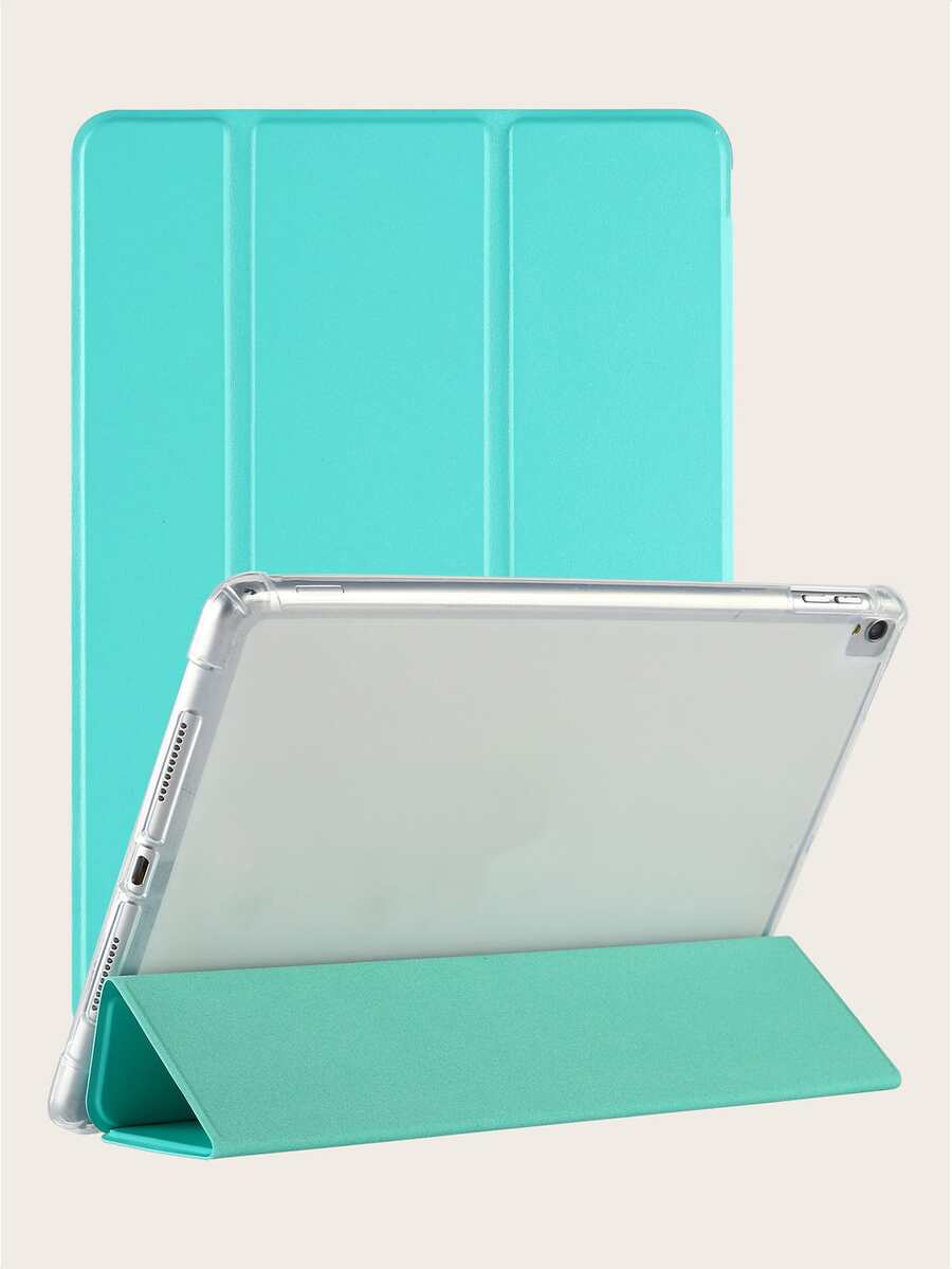 Funda compatible con iPad simple anti-caída - verde menta - Ver 1
