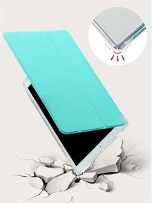 Funda compatible con iPad simple anti-caída - verde menta - Ver 5
