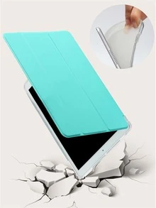 Funda compatible con iPad simple anti-caída - verde menta - Ver 3