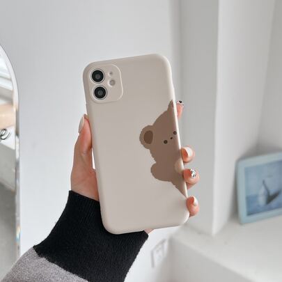 Cartoon Bear Pattern Phone Case