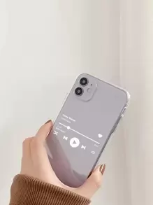 Ốp điện thoại trong suốt có máy nghe nhạc Tương thích với iPhone 15/15Pro/15Plus/15Promax - Trong sáng - Xem 3