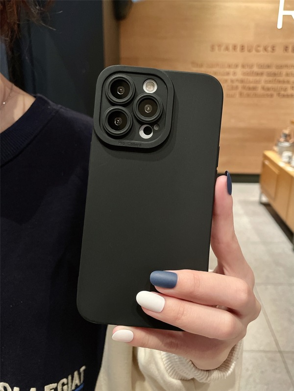 Coque de téléphone portable unicolore anti-chute