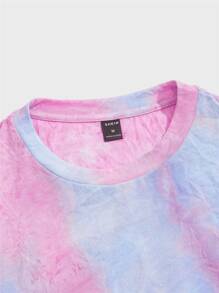 Manfinity Men Tie Dye Drop Shoulder Tee - Multicolor - View 3