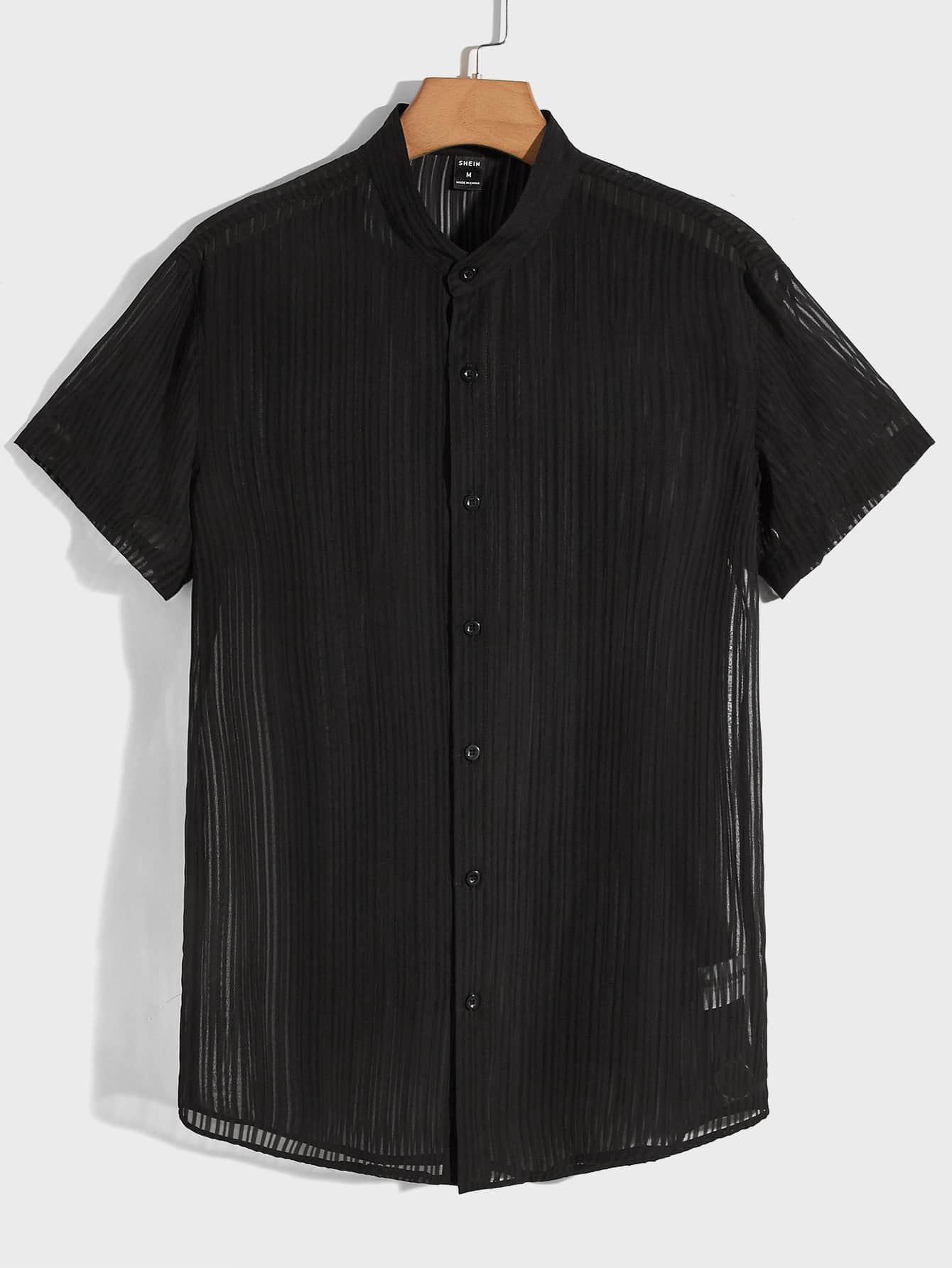 GENTILAND Men Button Front Shirt