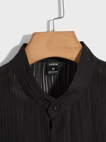 GENTILAND Men Button Front Shirt