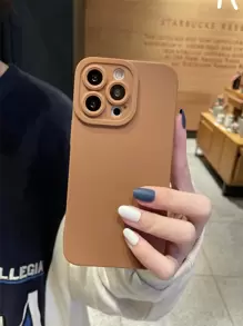 素色防摔手機外殼 - 棕色 - 查看 1