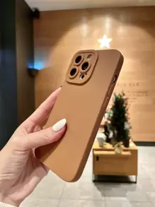 素色防摔手機外殼 - 棕色 - 查看 3