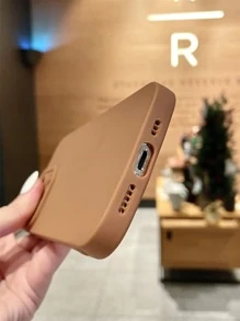 素色防摔手機外殼 - 棕色 - 查看 4