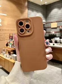 素色防摔手機外殼 - 棕色 - 查看 5