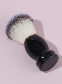 1pc Men Beard Brush Shaving Brush with Ultra-Soft Synthetic Badger Brush - Perfect Lather and Shaving Brush made for Shave Cream and Shaving Soap Rich Lather - Black - View 3