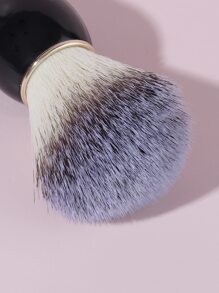 1pc Men Beard Brush Shaving Brush with Ultra-Soft Synthetic Badger Brush - Perfect Lather and Shaving Brush made for Shave Cream and Shaving Soap Rich Lather - Black - View 4