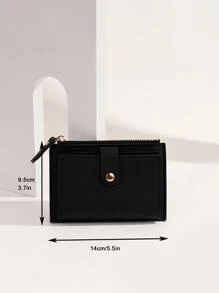 1 chiếc Tiền xu & Hóa đơn & Ngân hàng có Khóa bấm & Khóa kéo Chất liệu PU Thích hợp cho cả bé trai và bé gái Quà tặng hoàn hảo cho bạn bè Thẻ nhẹ di động Thẻ căn cước Công nhân viên chức Dành cho nữ Cho ngày lễ Kỷ niệm Quà tặng sinh nhật Phụ kiện quà tặng Ví Quà tặng giáo viên Quà tặng cho bạn gái Quà tặng hiện tại Quà tặng cho giáo viên Đồ dùng học tập Quà tặng giáo viên Trở lại trường Chủ thẻ Ví Chủ thẻ Ví Chủ thẻ kinh doanh Chủ thẻ tín dụng Chủ thẻ Phụ nữ Ví dành cho phụ nữ Ví mini Ví Ví đựng thẻ - màu đen - Xem 4