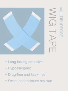 36pcs Lace Front Wig Tape - Blue - View 4