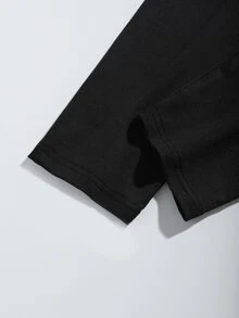 大碼2入組素色緊身打底褲 - 彩色 - 查看 3