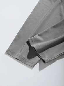 大碼2入組素色緊身打底褲 - 彩色 - 查看 4