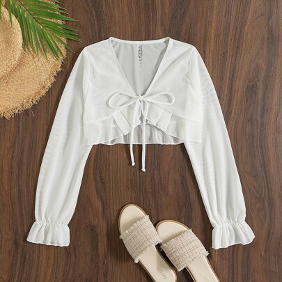 Tie Front Kimono