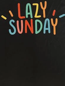 Boys Letter Graphic Tee - Black - View 3