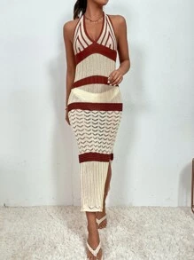 SHEIN Swim Áo che Nữ - Màu be - Xem 6