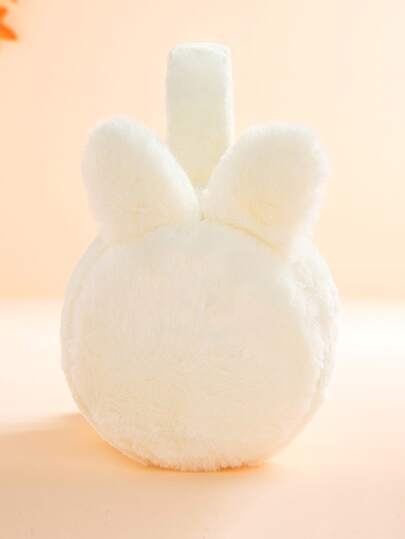 1pc Winter Cute Bunny Ear Muffs For Women Warmth Outdoor Ear Covers