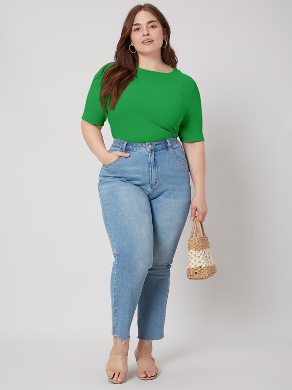 MOTF PREMIUM PLUS SLIM RIBBED T-SHIRT