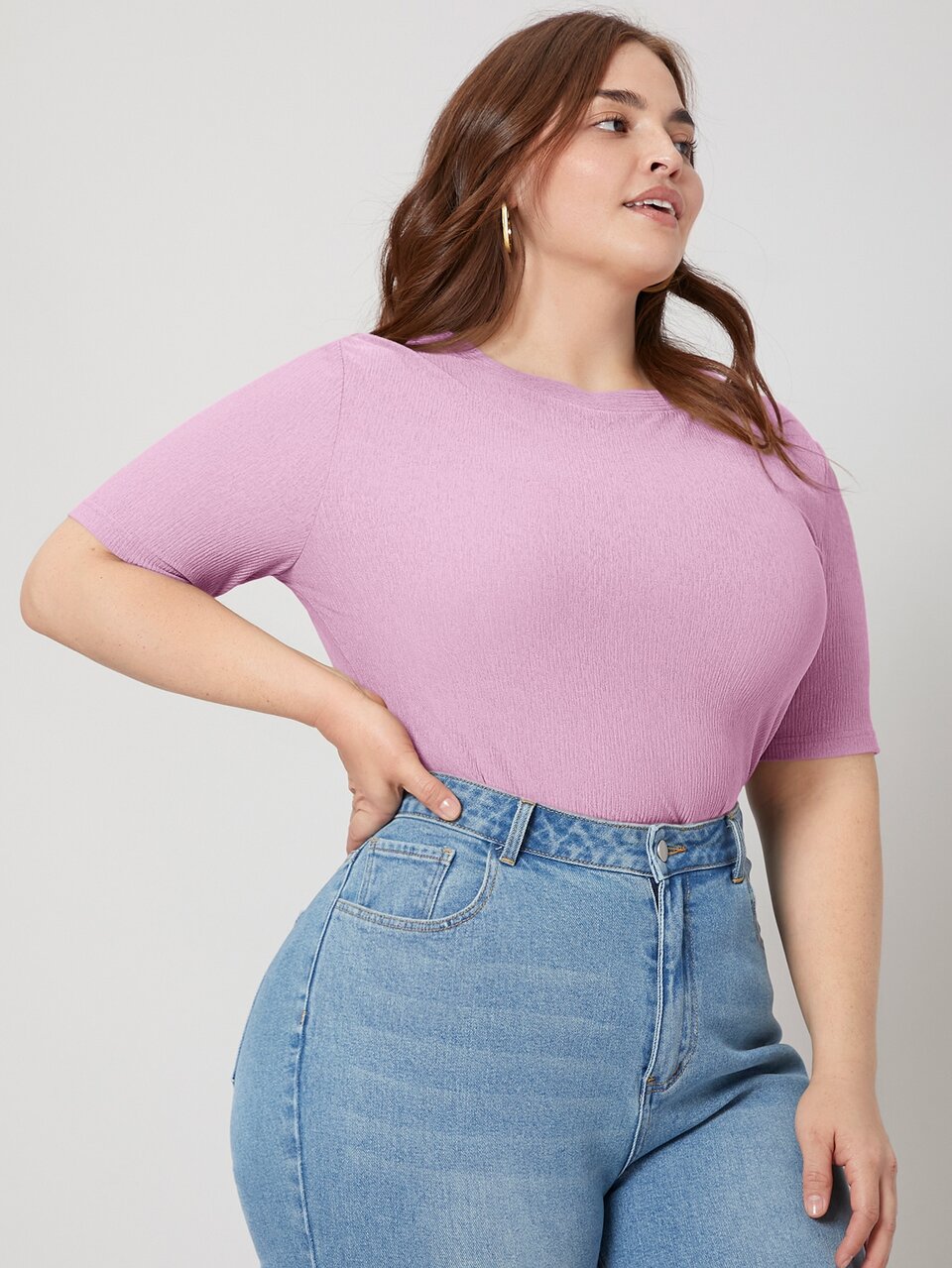 MOTF PLUS RIBBED T-SHIRT