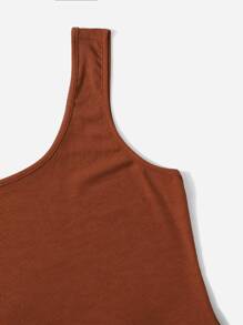 Flirla Plus 3pcs Solid Tank Bodysuit