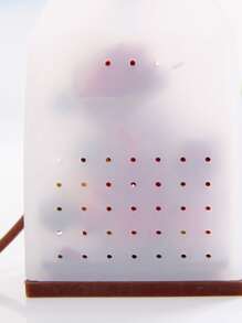 1 pieza infusor de té de silicona multifunción de color aleatorio, bolsa de filtro de té transparente, para cocina - Multicolor - Ver 4