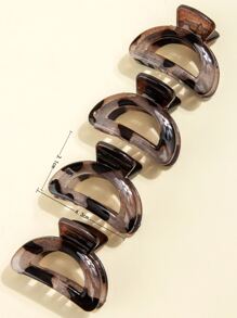 4 móng vuốt tóc bằng nhựa thời trang - Nhiều màu - Xem 3