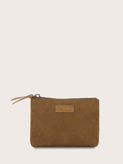 Simple Solid Color Short Casual Faux Suede Wallet With Card Slots Card Holder Card Holder Wallet Business Card Holder Credit Card Holder Card Holder Women For Women Wallet Mini Wallet Purse Wallet Card Wallet