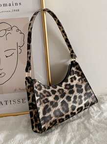 Fashionable Leopard Print Leopard Print Bag, For Women, Rookies & White-Collar Workers,For Teacher Gifts,For Lady,For Female For Business/Commute/Work/Office,For Festivals/Vacation/Holiday, Leopard Print Bag