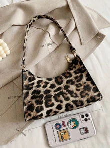 Fashionable Leopard Print Leopard Print Bag, For Women, Rookies & White-Collar Workers,For Teacher Gifts,For Lady,For Female For Business/Commute/Work/Office,For Festivals/Vacation/Holiday, Leopard Print Bag