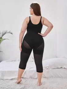 Combi-short gainant à zip devant sous-buste taille plus