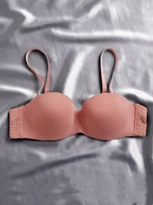 3pack Contrast Lace Underwire Bra - Multicolor - View 3