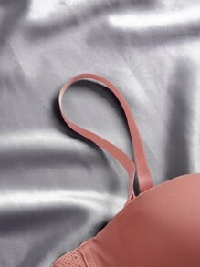 3pack Contrast Lace Underwire Bra - Multicolor - View 4