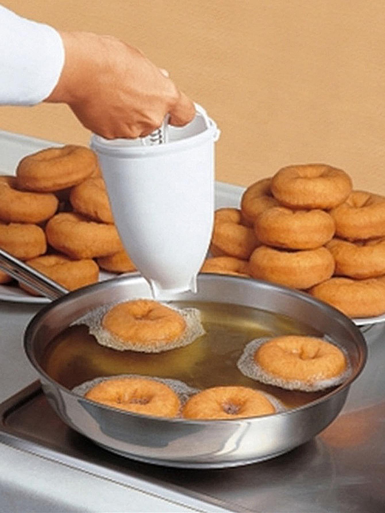 1pc DIY Donut Maker - White - View 1