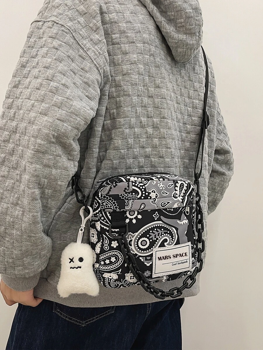 Học sinh trung học Đại học năm nhất Túi đeo vai đa năng Túi thường ngày Túi vuông họa tiết Paisley dành cho nam có móc khóa, Túi xách đi học để du lịch, đại học, ngoài trời, đi làm Túi đeo chéo Túi đeo hông cho ngày lễ mùa hè Quà tặng cho nam Túi đi học Túi đeo chéo di động thời trang dành cho nam Túi đeo chéo mùa thu cho nam Túi hình trụ Tiền cũ Quà tặng Halloween Giáng sinh Túi nam mùa đông Túi đeo ngực Lễ Tạ ơn Túi đeo hông Túi đeo hông Túi đeo chéo Túi đeo hông Túi đeo hông Túi đeo hông - Nhiều màu - Xem 1