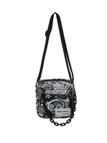 Học sinh trung học Đại học năm nhất Túi đeo vai đa năng Túi thường ngày Túi vuông họa tiết Paisley dành cho nam có móc khóa, Túi xách đi học để du lịch, đại học, ngoài trời, đi làm Túi đeo chéo Túi đeo hông cho ngày lễ mùa hè Quà tặng cho nam Túi đi học Túi đeo chéo di động thời trang dành cho nam Túi đeo chéo mùa thu cho nam Túi hình trụ Tiền cũ Quà tặng Halloween Giáng sinh Túi nam mùa đông Túi đeo ngực Lễ Tạ ơn Túi đeo hông Túi đeo hông Túi đeo chéo Túi đeo hông Túi đeo hông Túi đeo hông - Nhiều màu - Xem 3