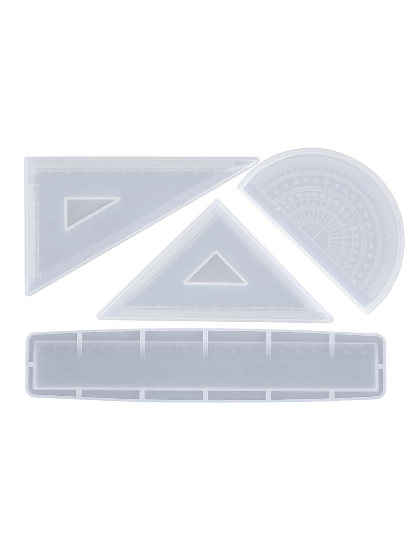 4pcs Ruler Shaped DIY Silicone Mold | SHEIN UK