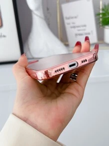 Ốp lưng điện thoại cơ bản Ốp lưng điện thoại trơn - Hồng - Xem 3