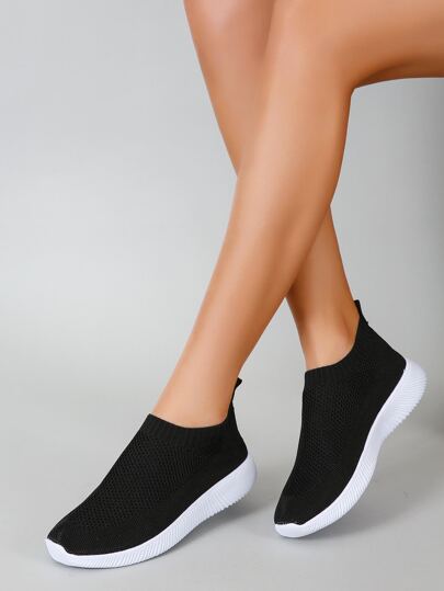 Scarpe da donna in tessuto nuovo, sneaker sportive casual e versatili