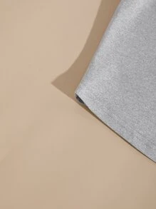 SHEIN Unity Solid Crop Tank Top - Light Grey - View 5