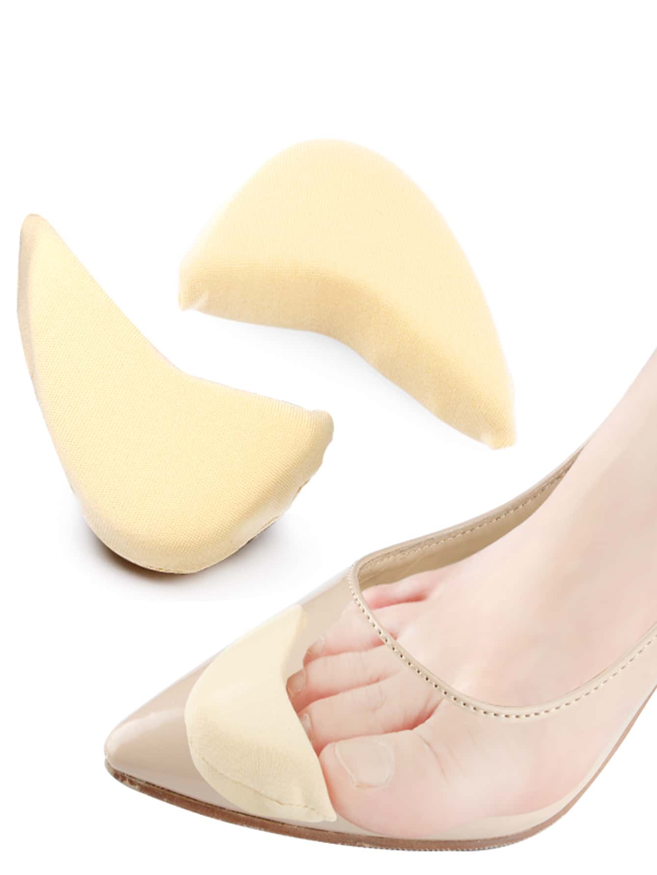 1雙前掌墊拼接墊 - 杏色 - 查看 1