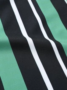 Manfinity Áo sơ mi Nam Nút phía trước Sọc Sẵn sàng - Nhiều màu - Xem 3