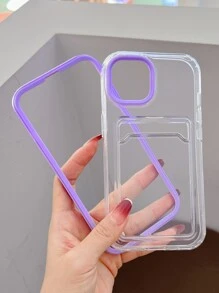 適用於蘋果的2合1卡槽錢包手機殼 - 彩色 - 查看 4