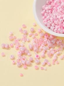 1pack Bead DIY Jewelry Accessory - Pink - View 1