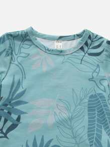 SHEIN Leap Crew 年輕男孩3入組字母與恐龍圖案t恤 - 彩色 - 查看 5