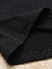 Đứa bé trai Áo phông trơn & Đồ họa Hoạt hình Romper tổng thể - Nhiều màu - Xem 4